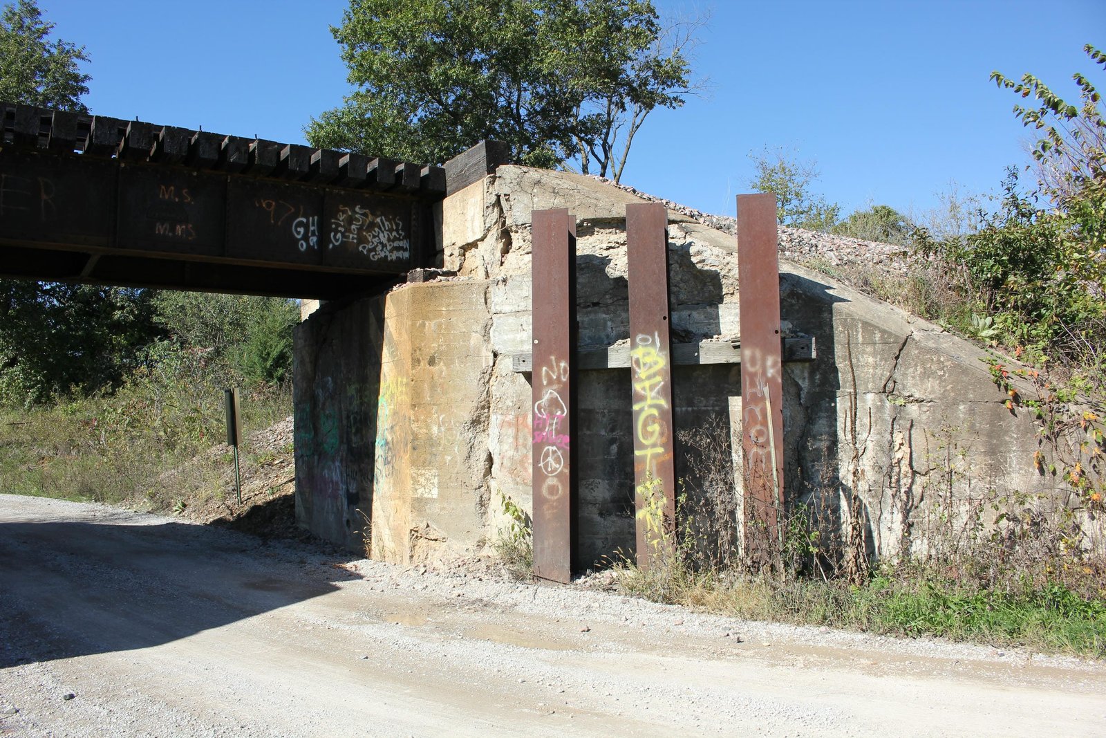 East abutment